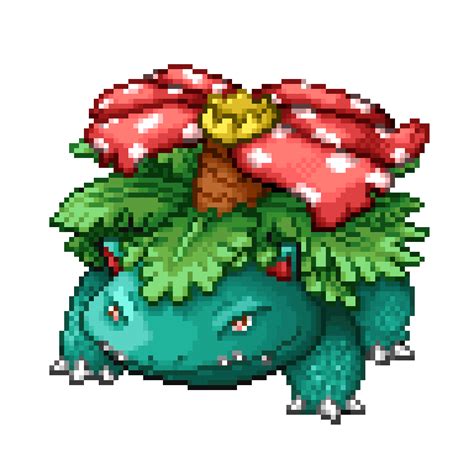 Overcomplicated Venusaur Sprite by RetroNC on DeviantArt.